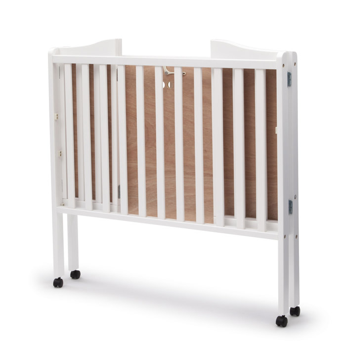 Delta Children Folding Mini Portable Crib with Mattress & Reviews Wayfair